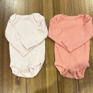 Cloud Island Newborn 3 Pack Long Sleeve One Pieces